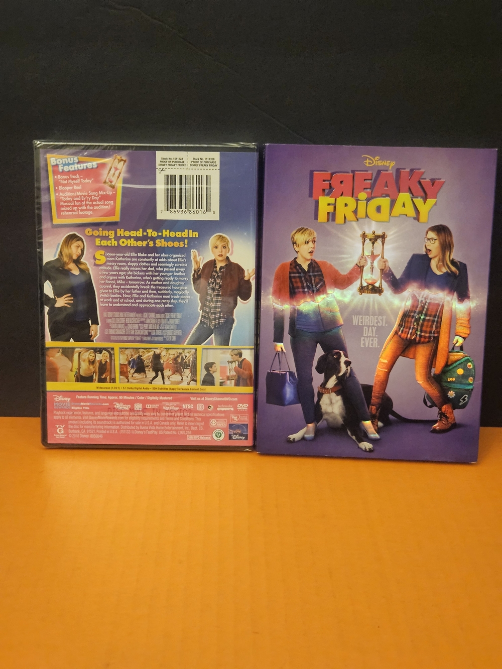 Disney Freaky Friday Costume Cover - Purple and Orange Outfit